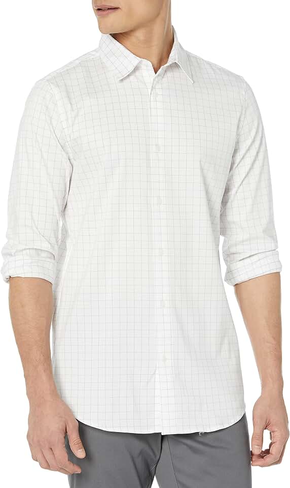 Lightweight Men's Slim Fit Dress Shirt Essential