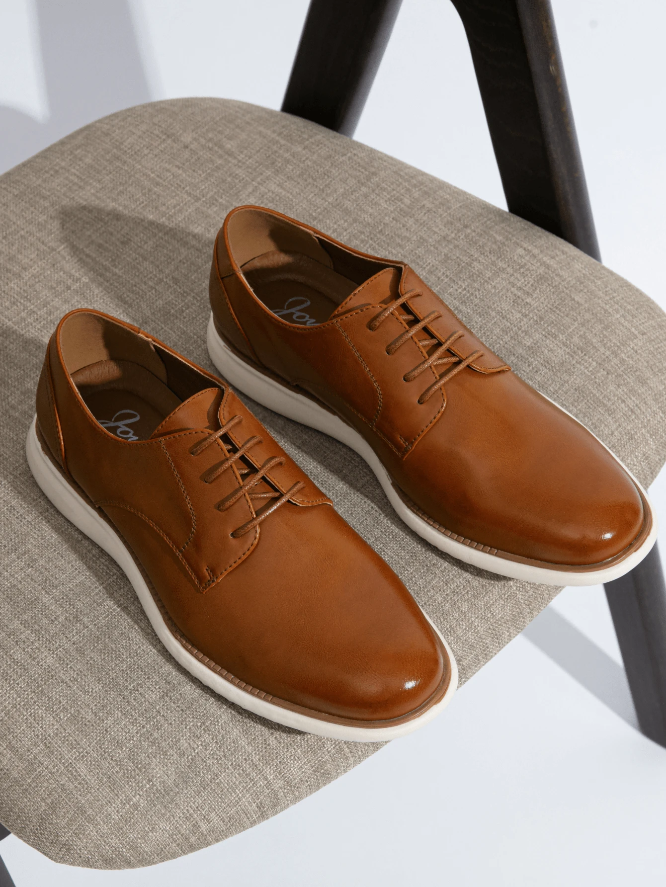 Comfort Brogue Dress Shoe Walnut