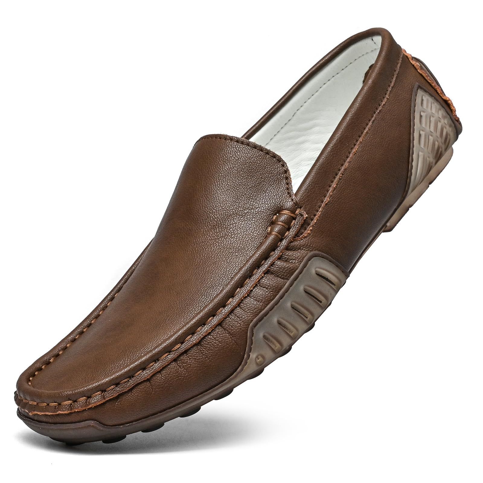 Comfort Leather Loafer Walnut