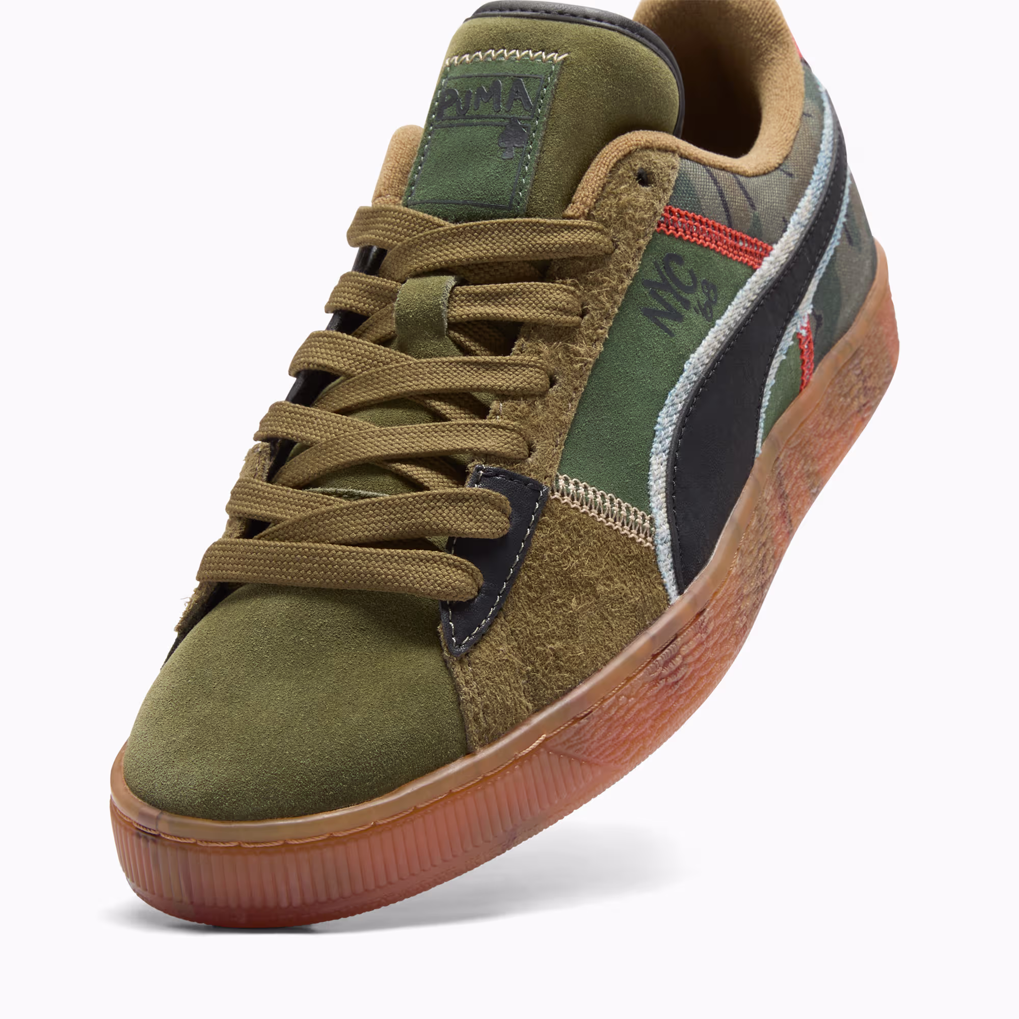 Limited Edition Suede Sneaker Olive