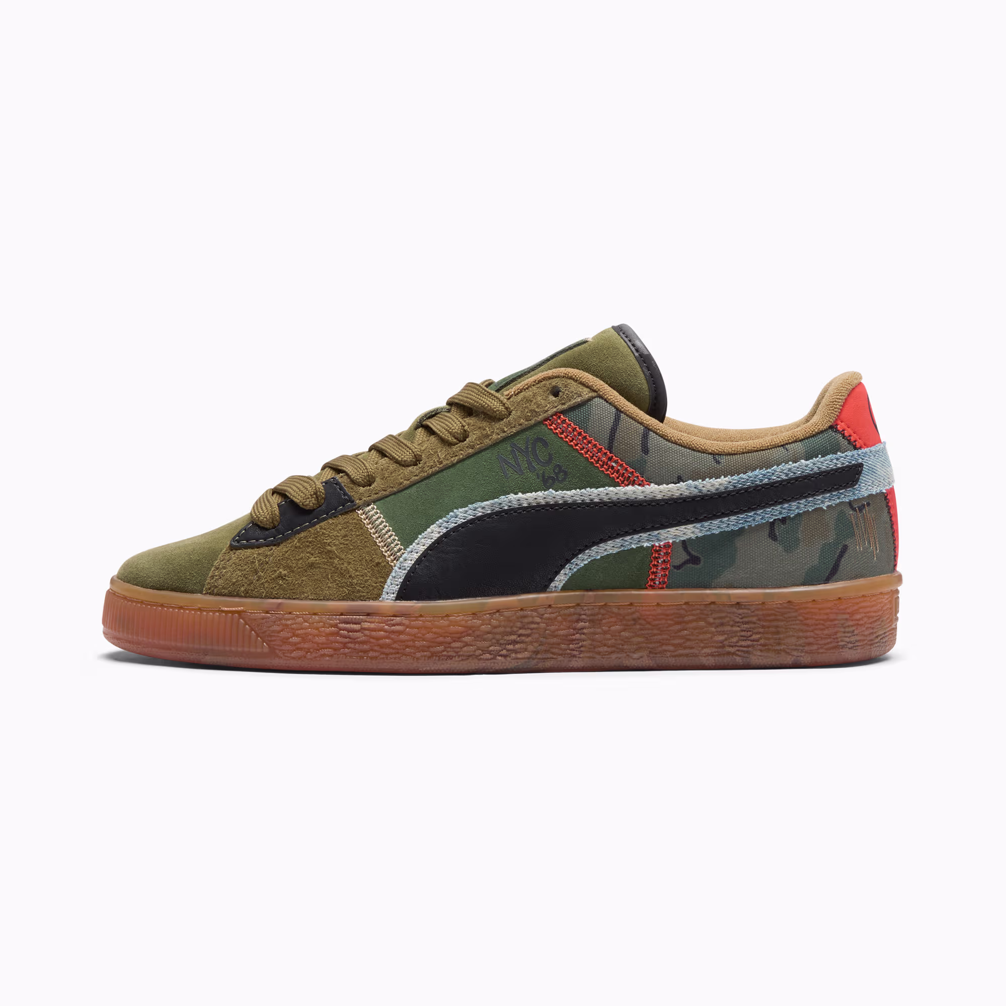 Limited Edition Suede Sneaker Olive