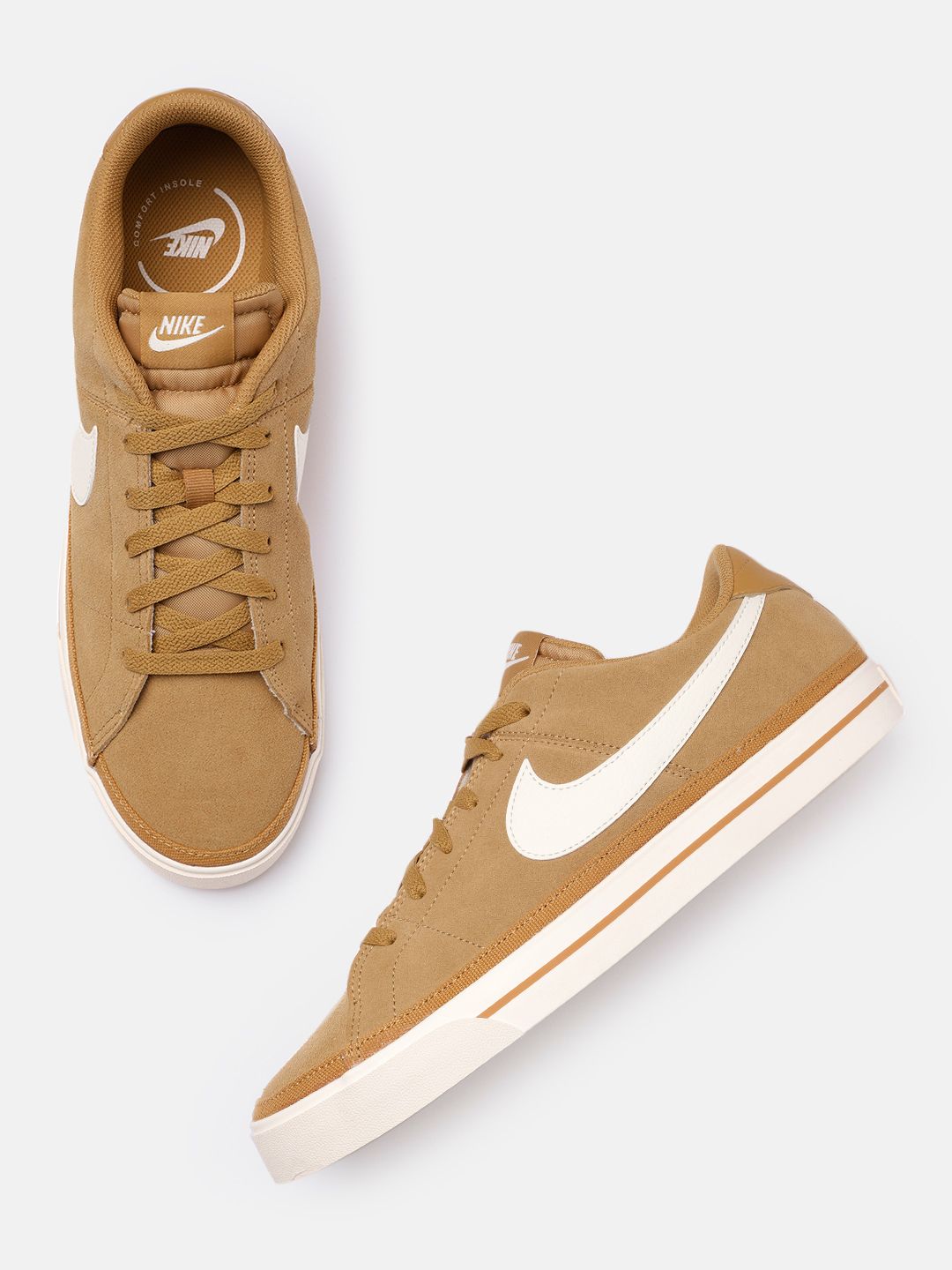 Velocity Suede Sneaker Beige