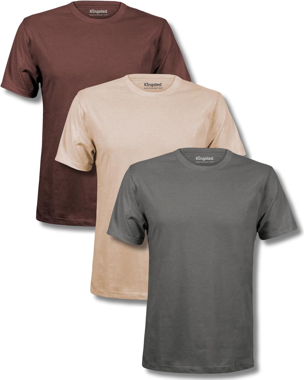 Luxury Men's Cotton T-Shirt Pack Natural