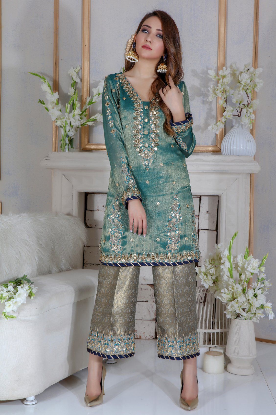 Shalwar Kameez - Teal