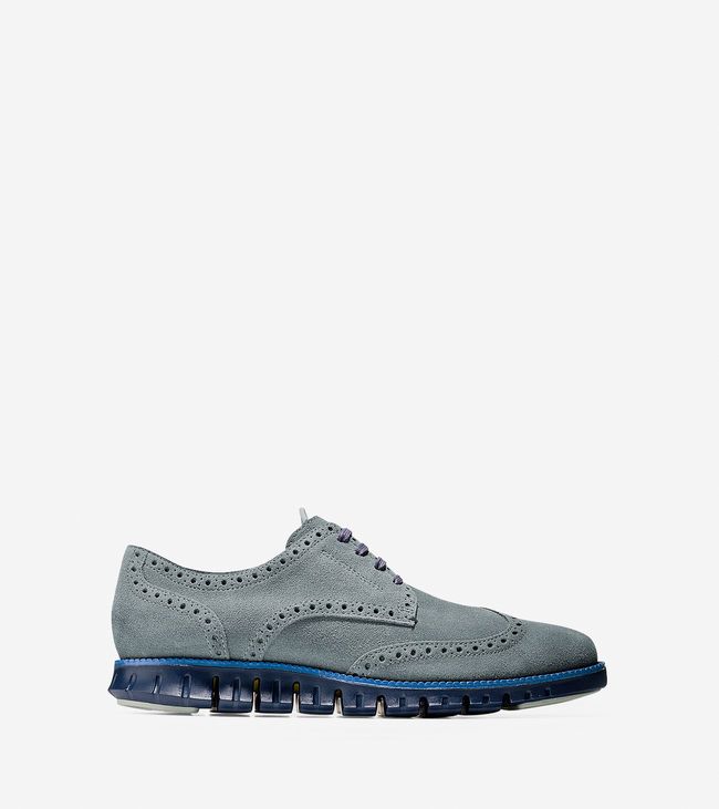 Edge Wingtip Oxford Grey