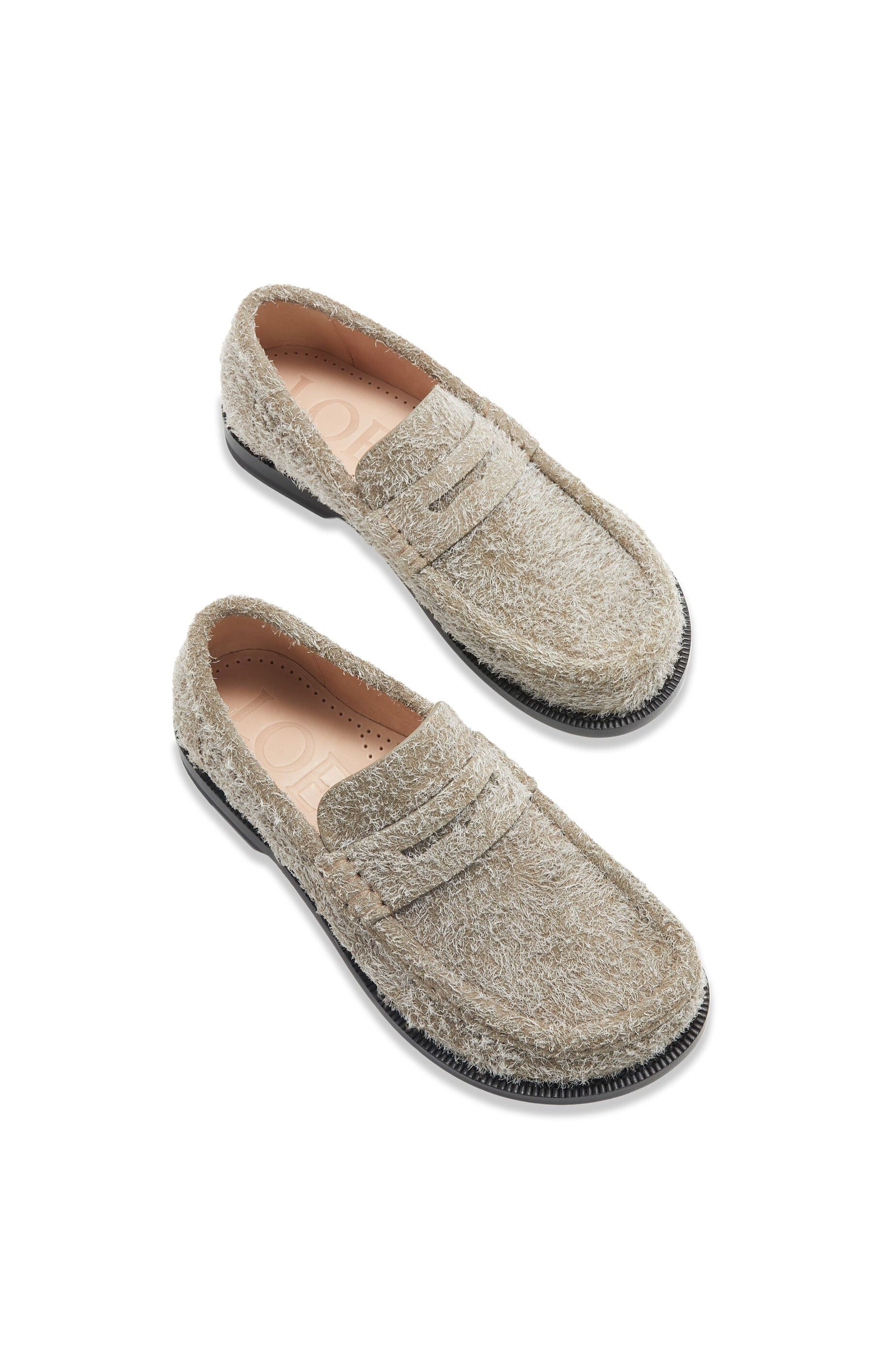 Luxury Velvet Loafer Khaki