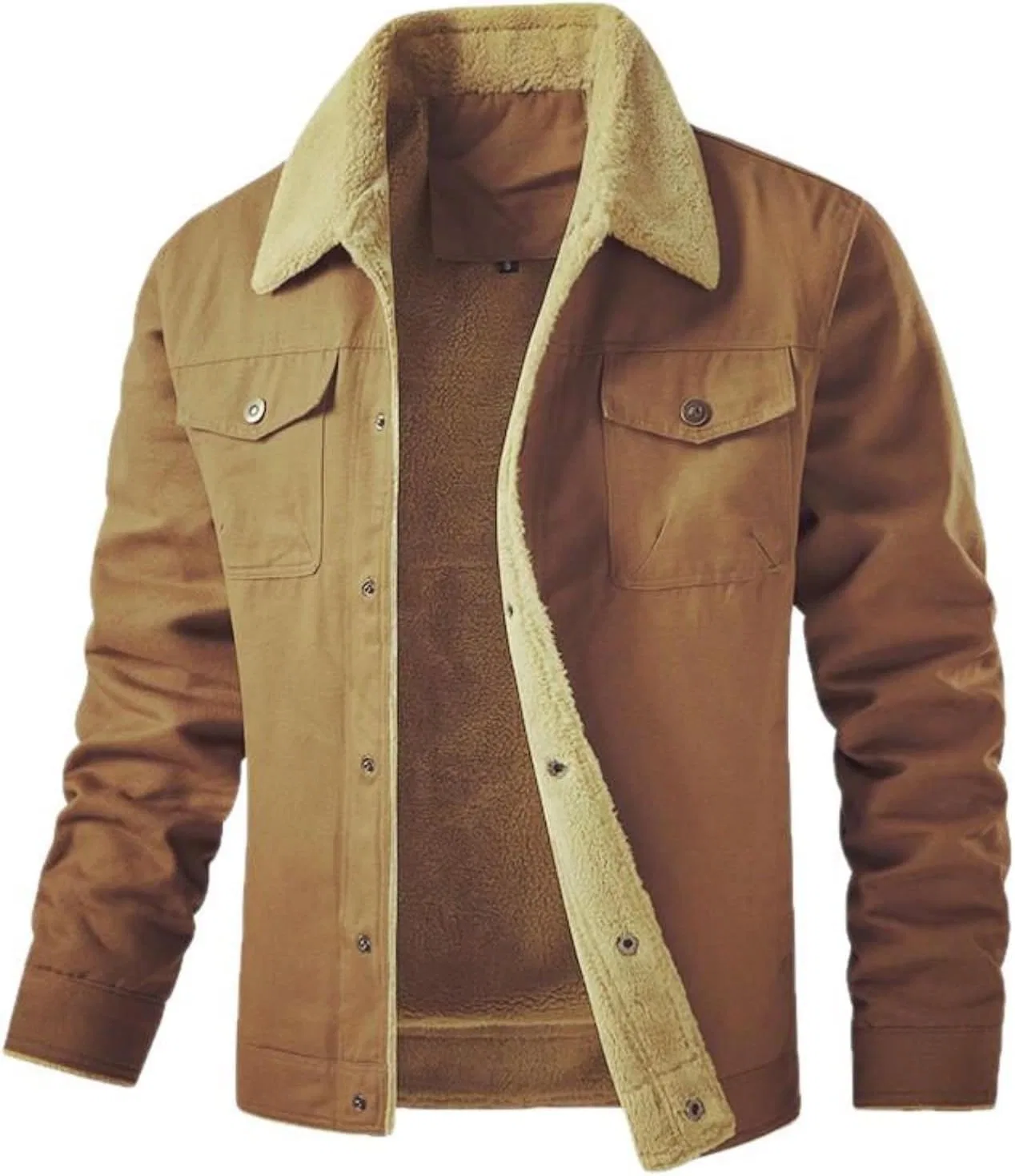 Casual Men's Lightweight Jacket Natural