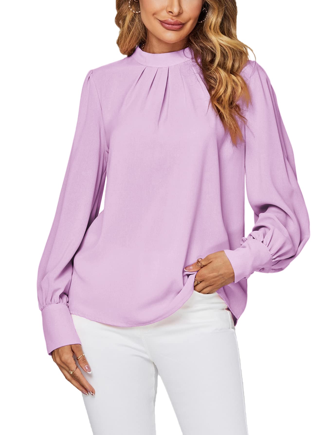 Women's Pleated Blouse
