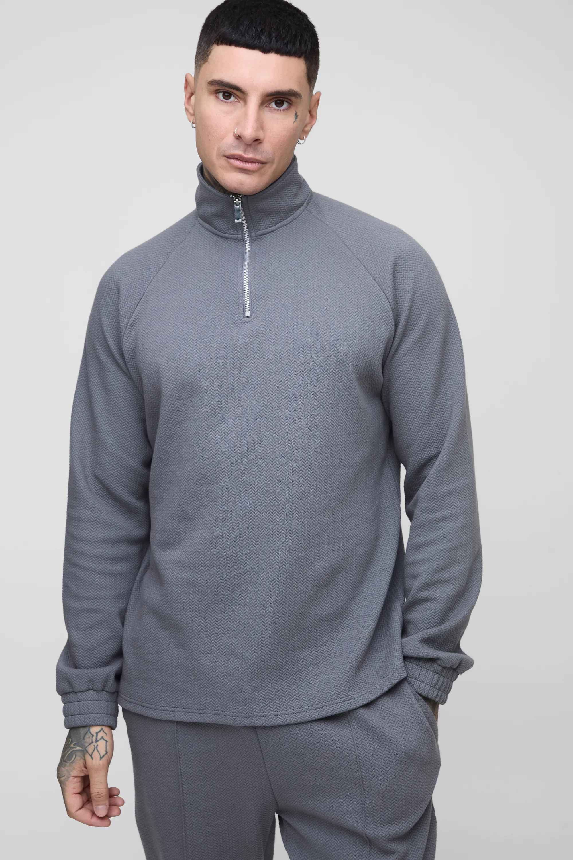 Formal Men's Hooded Sweatshirt Plus