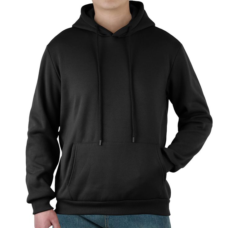Formal Men's Hooded Sweatshirt Plus