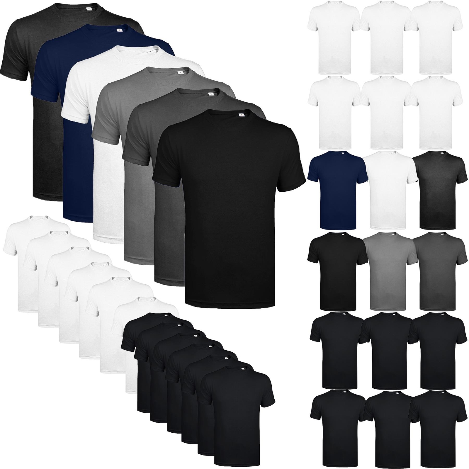 Luxury Men's Cotton T-Shirt Pack Essential