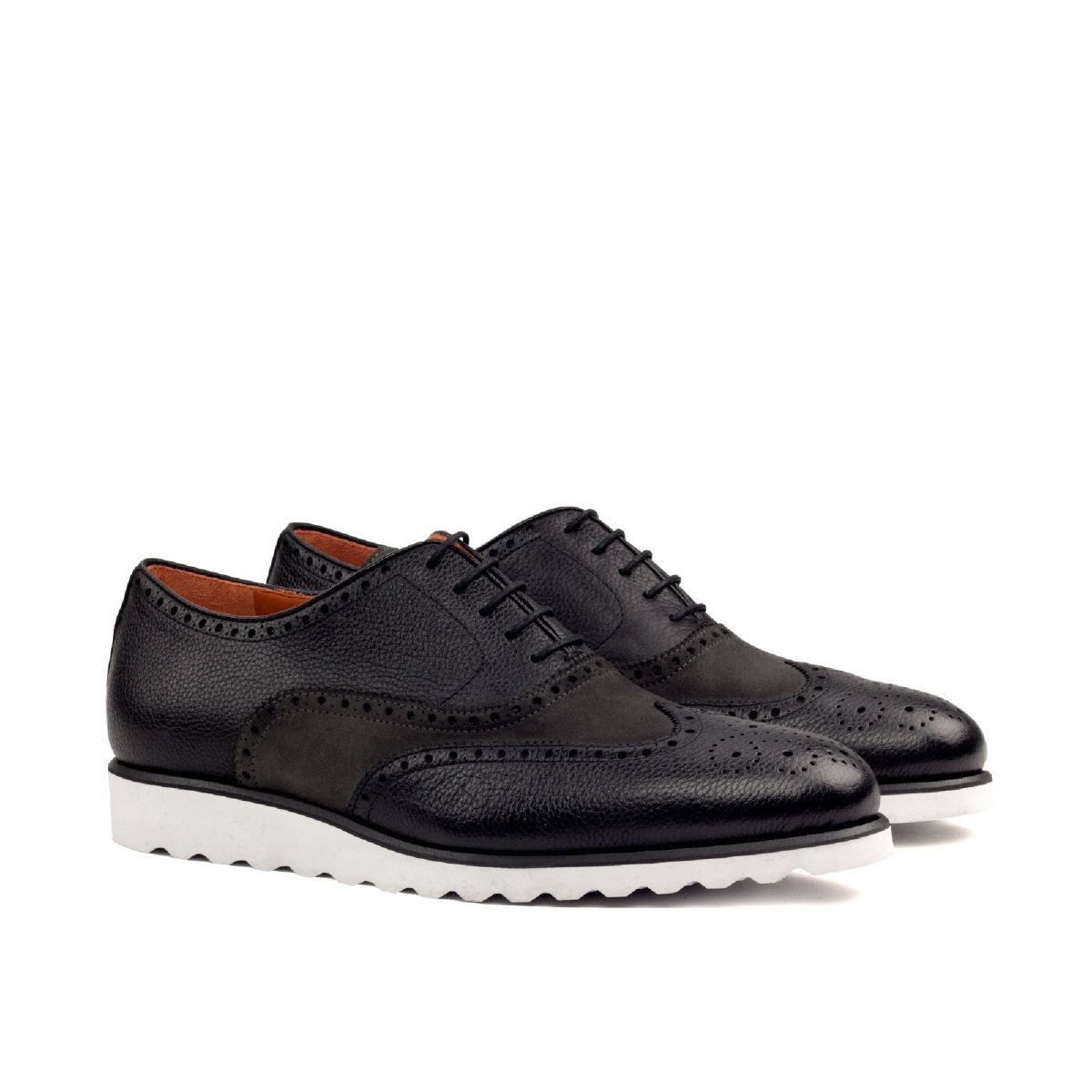 Comfort Brogue Dress Shoe Graphite