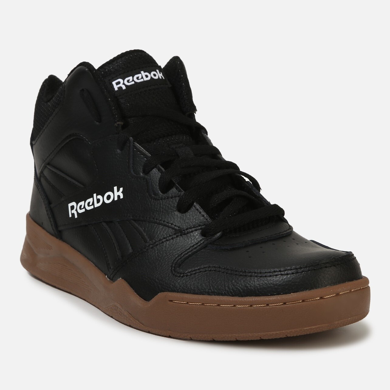 Contemporary High Top Basketball Shoe Charcoal
