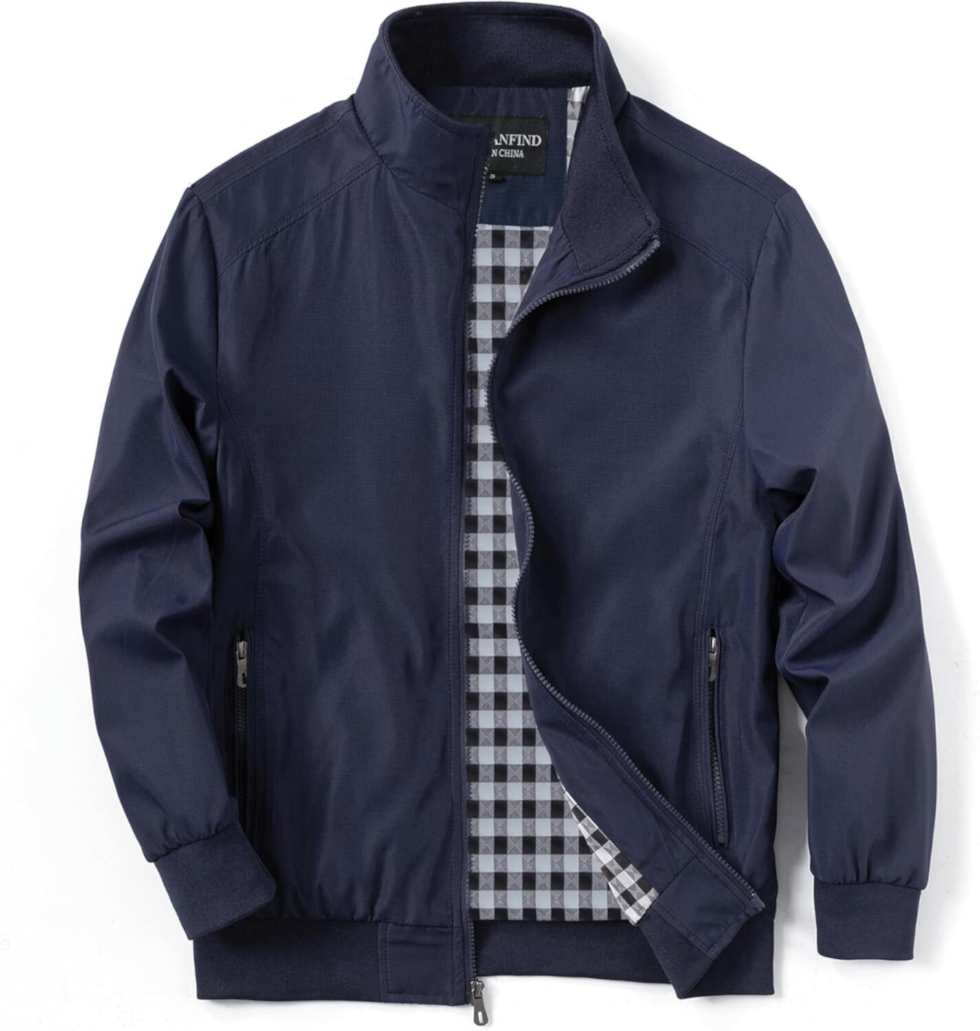Sporty Men's Lightweight Jacket Natural