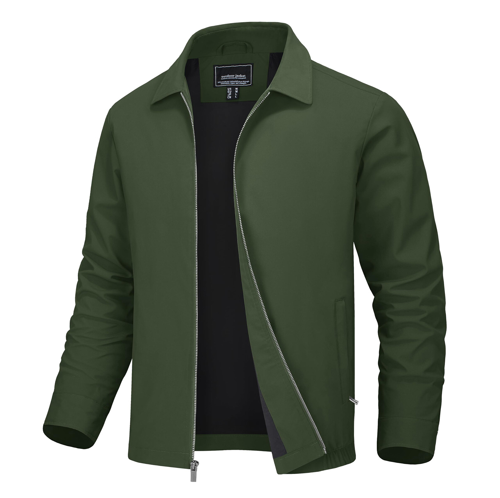 Sporty Men's Lightweight Jacket Natural