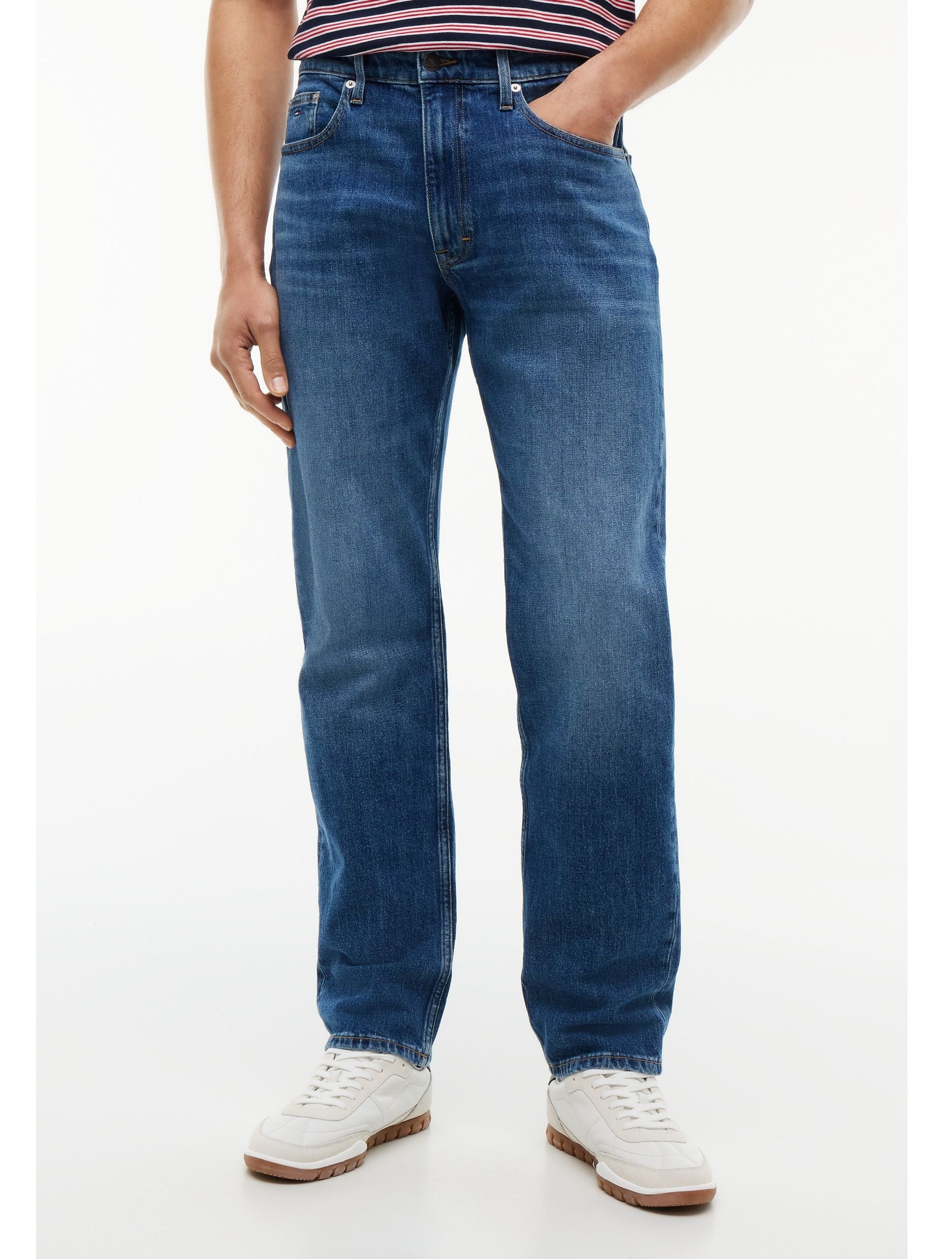 Lightweight Men's Denim Jeans Straight Cut Pro