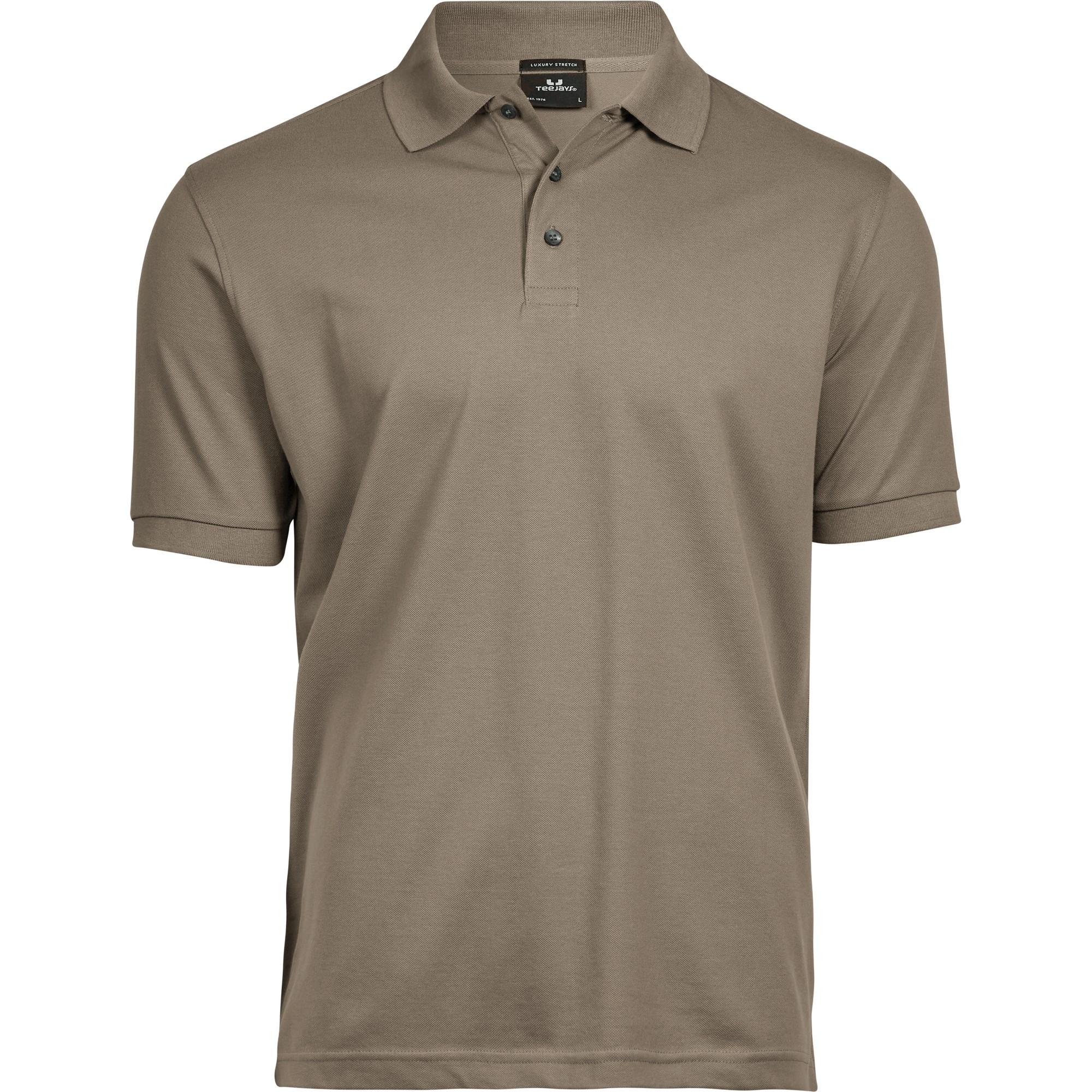 Luxury Men's Classic Polo Shirt Natural