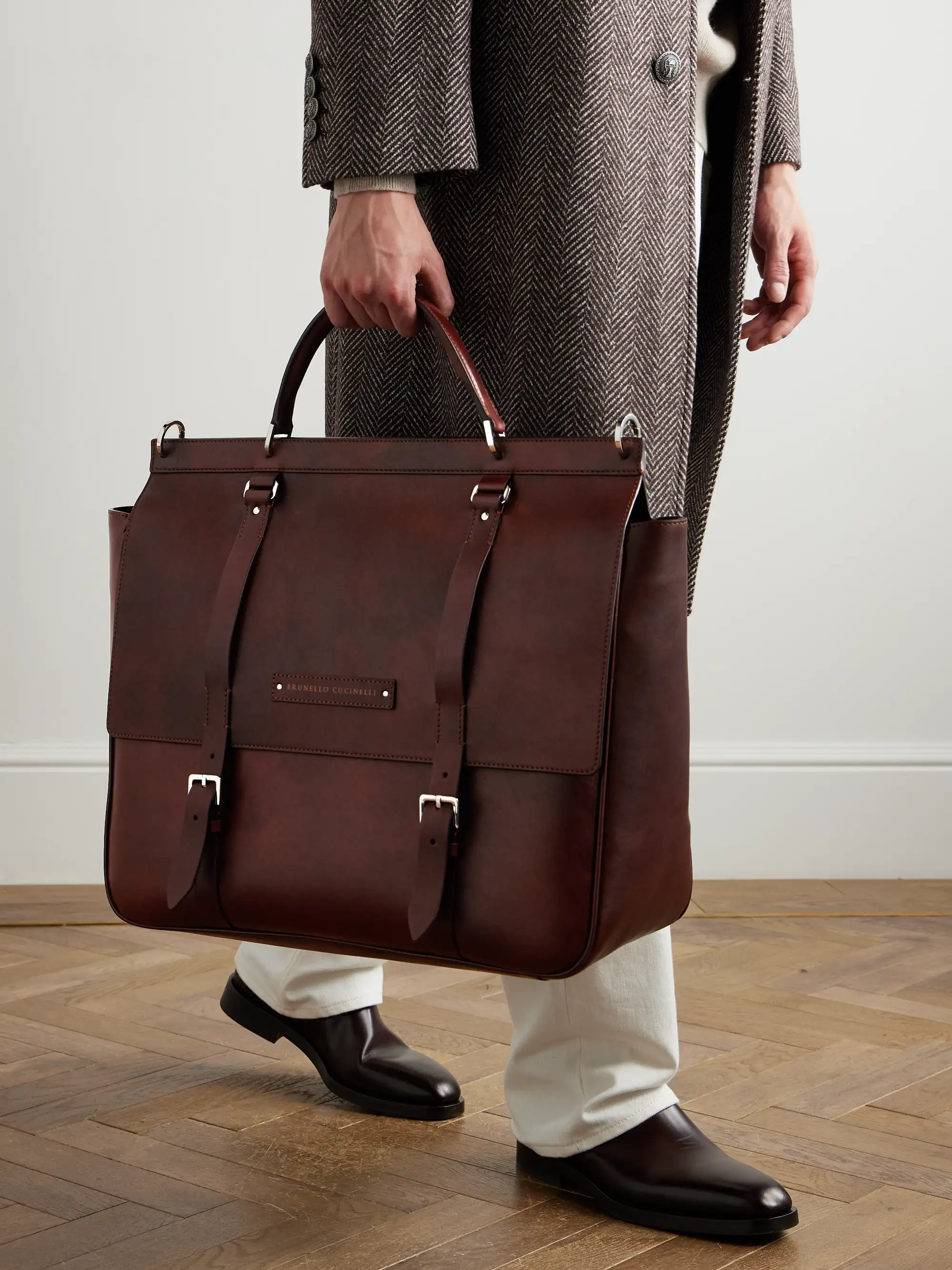 Men's Briefcase Leather