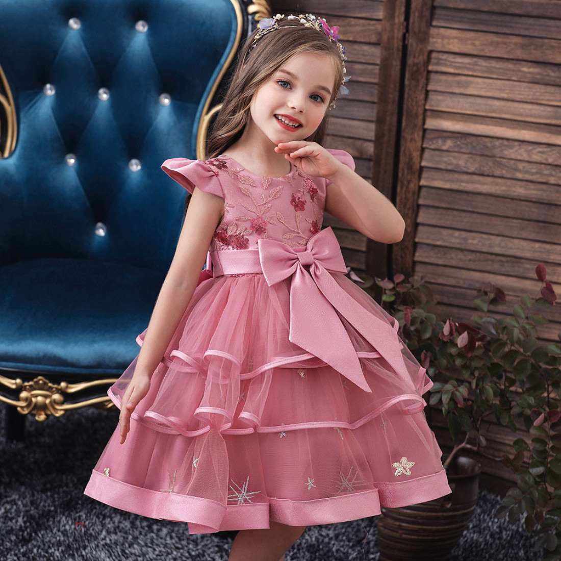 Kids Girls Princess Dress