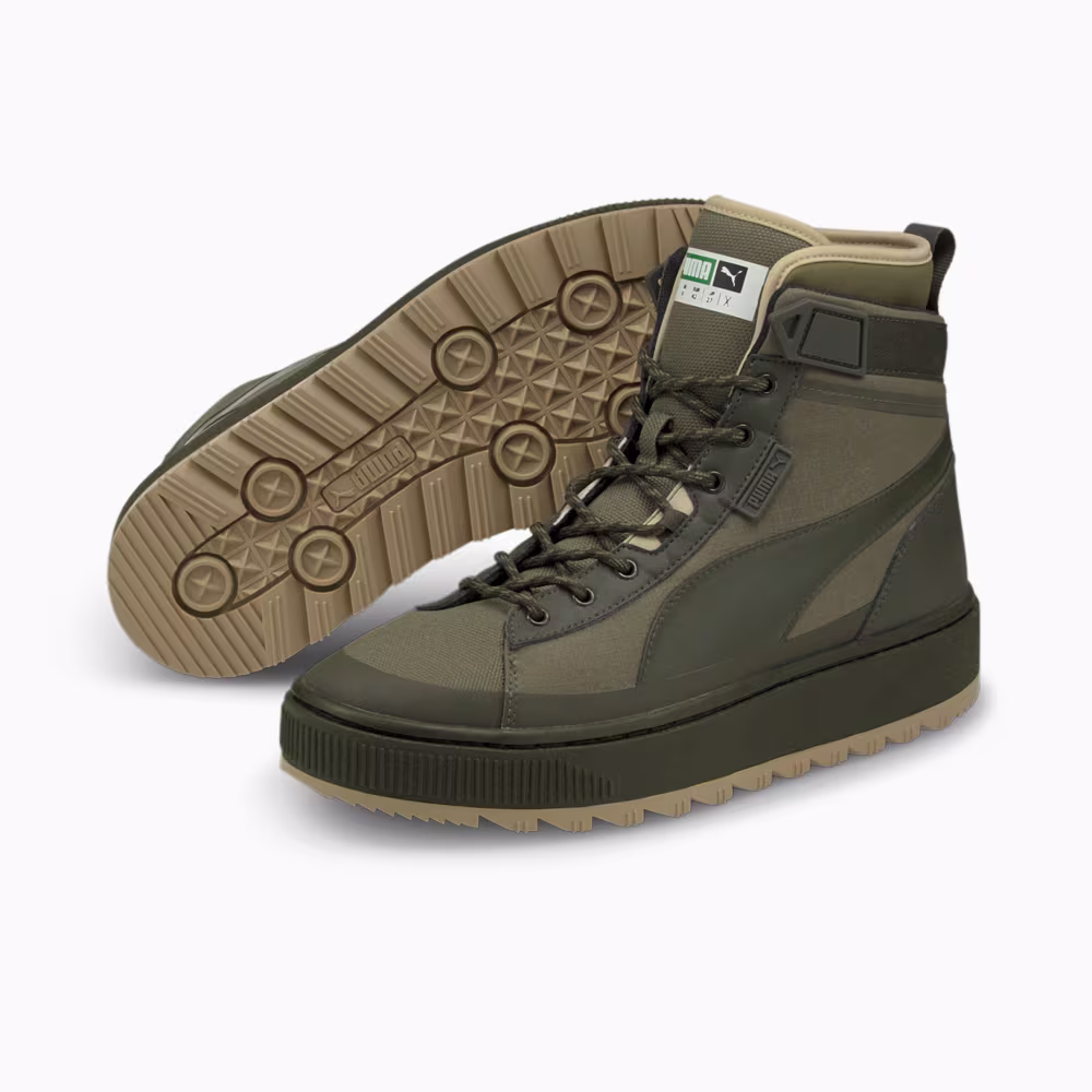 Limited Edition Lace-Up Boot Khaki