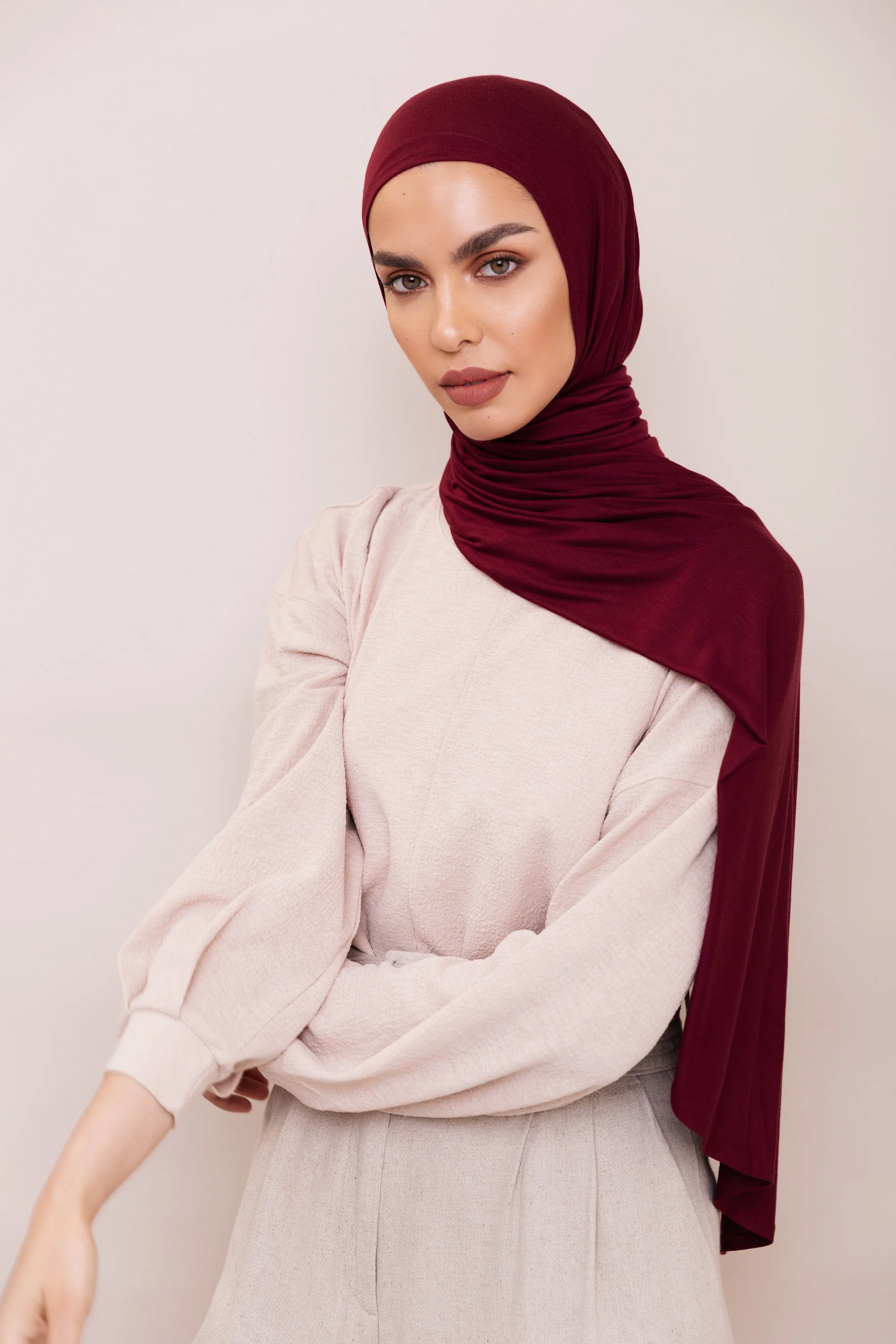 Hijab Accessories - Maroon