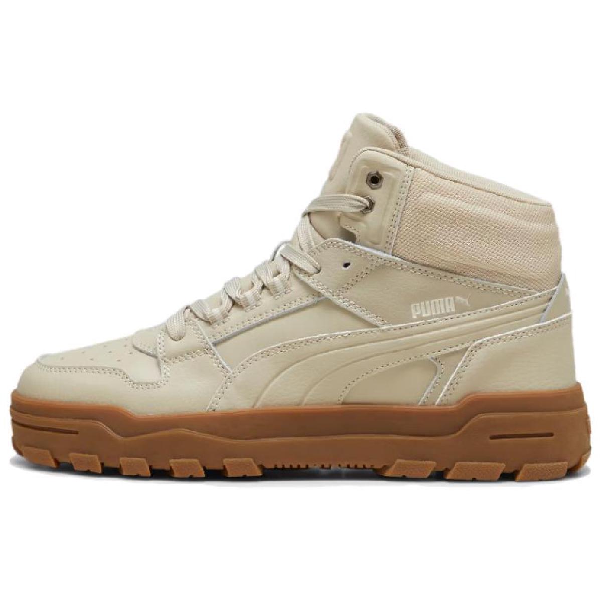 Summit Mid Top Basketball Shoe Khaki