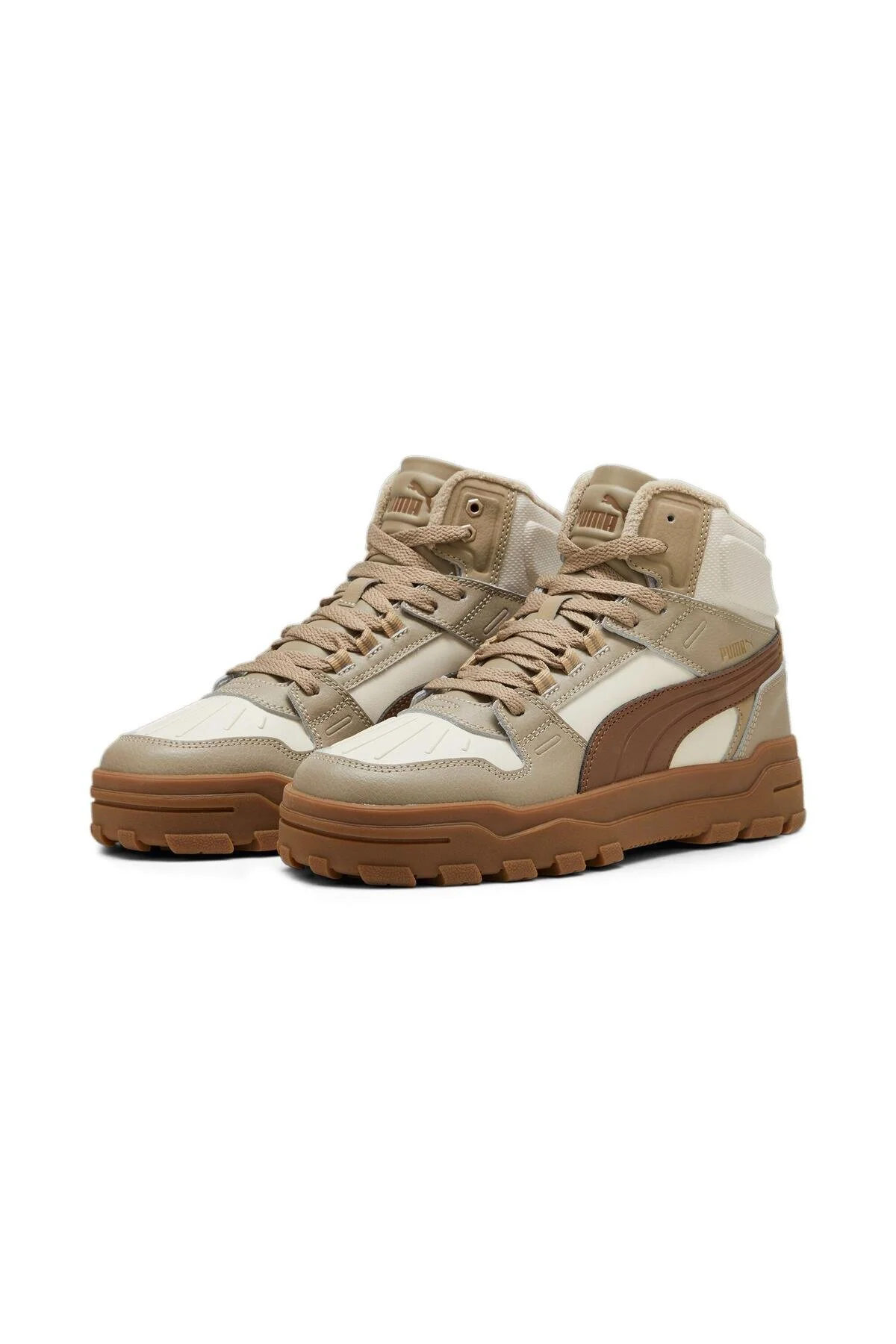 Summit Mid Top Basketball Shoe Khaki
