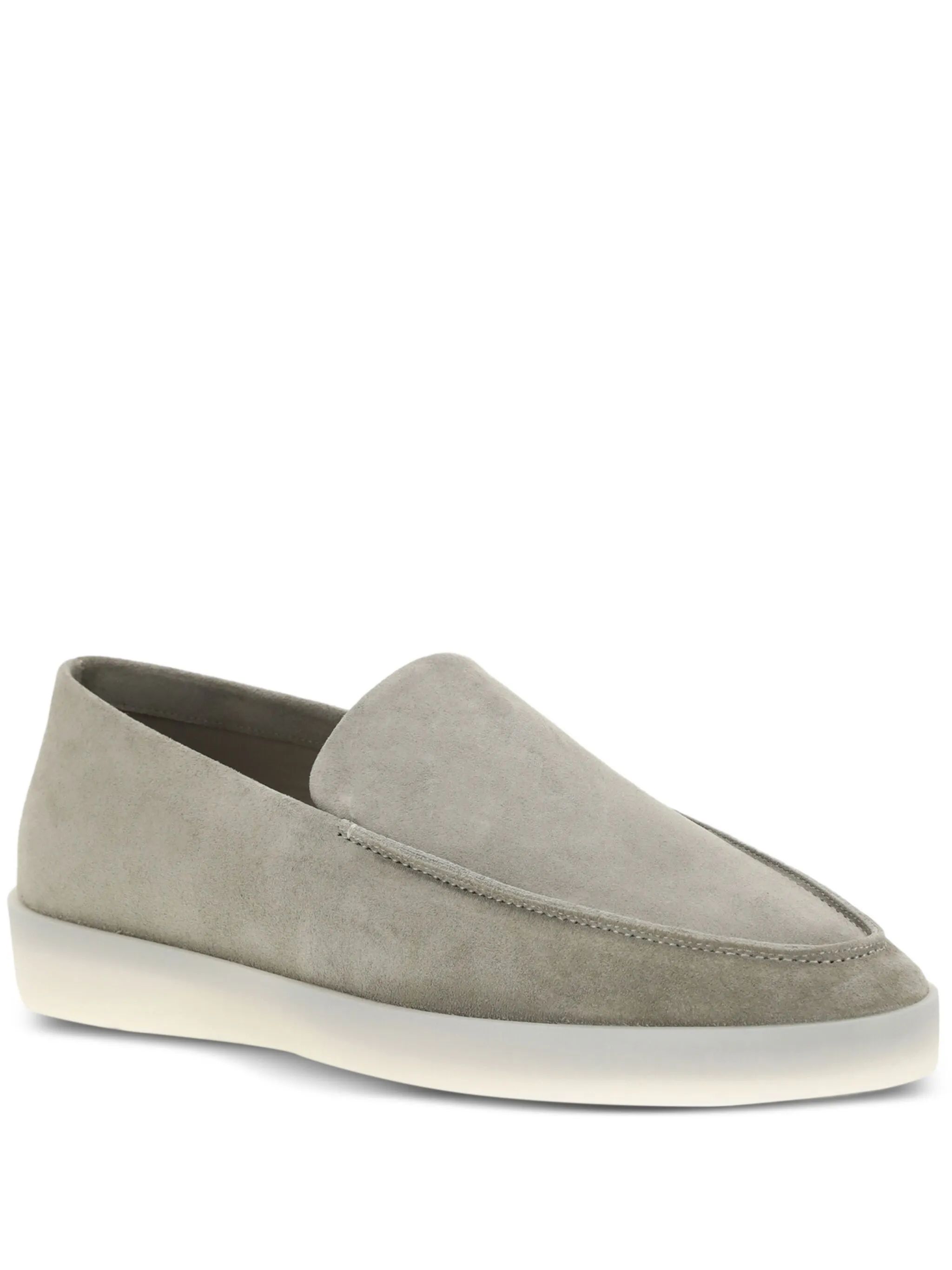 Sleek Suede Loafer Grey