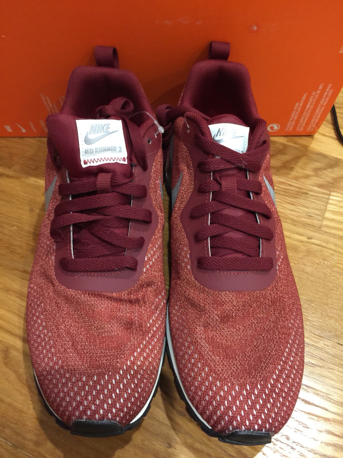 Comfort Mesh Sneaker Burgundy