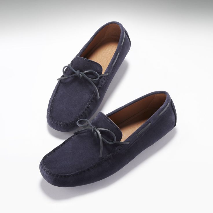Signature Driving Loafer Navy