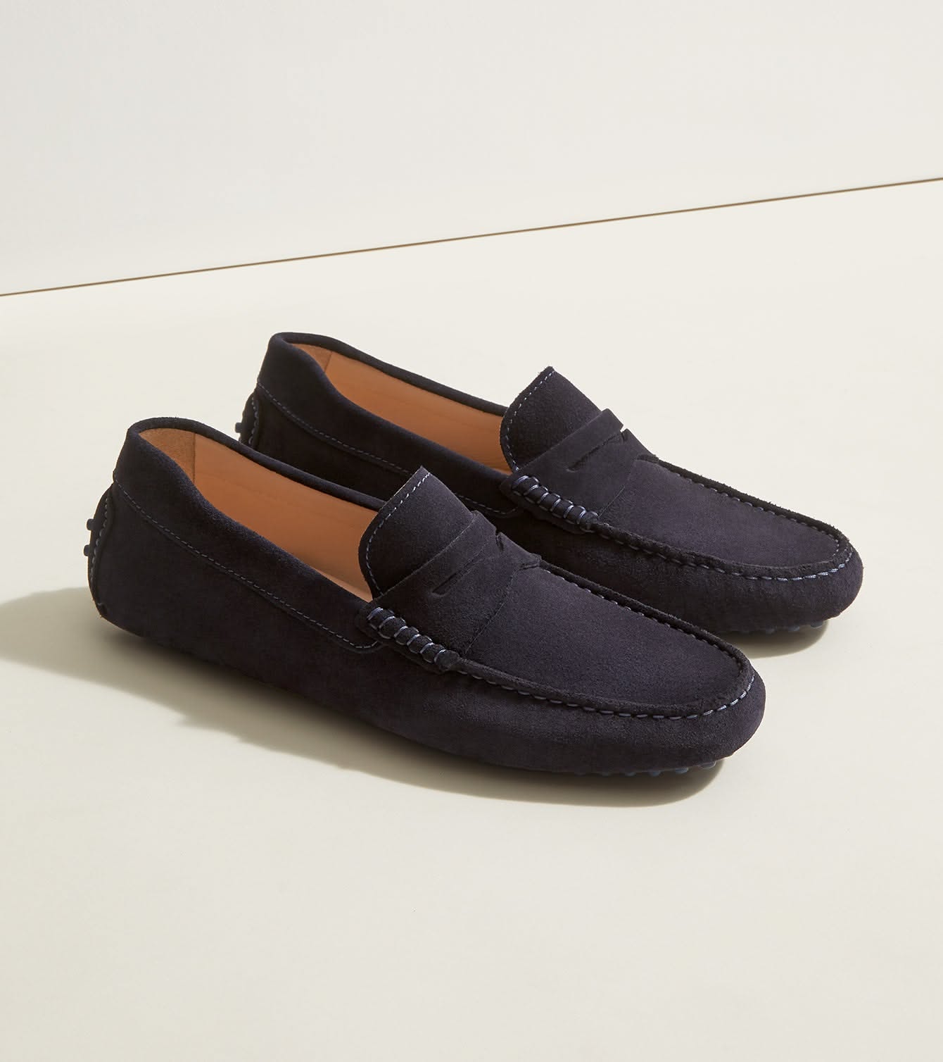 Signature Driving Loafer Navy