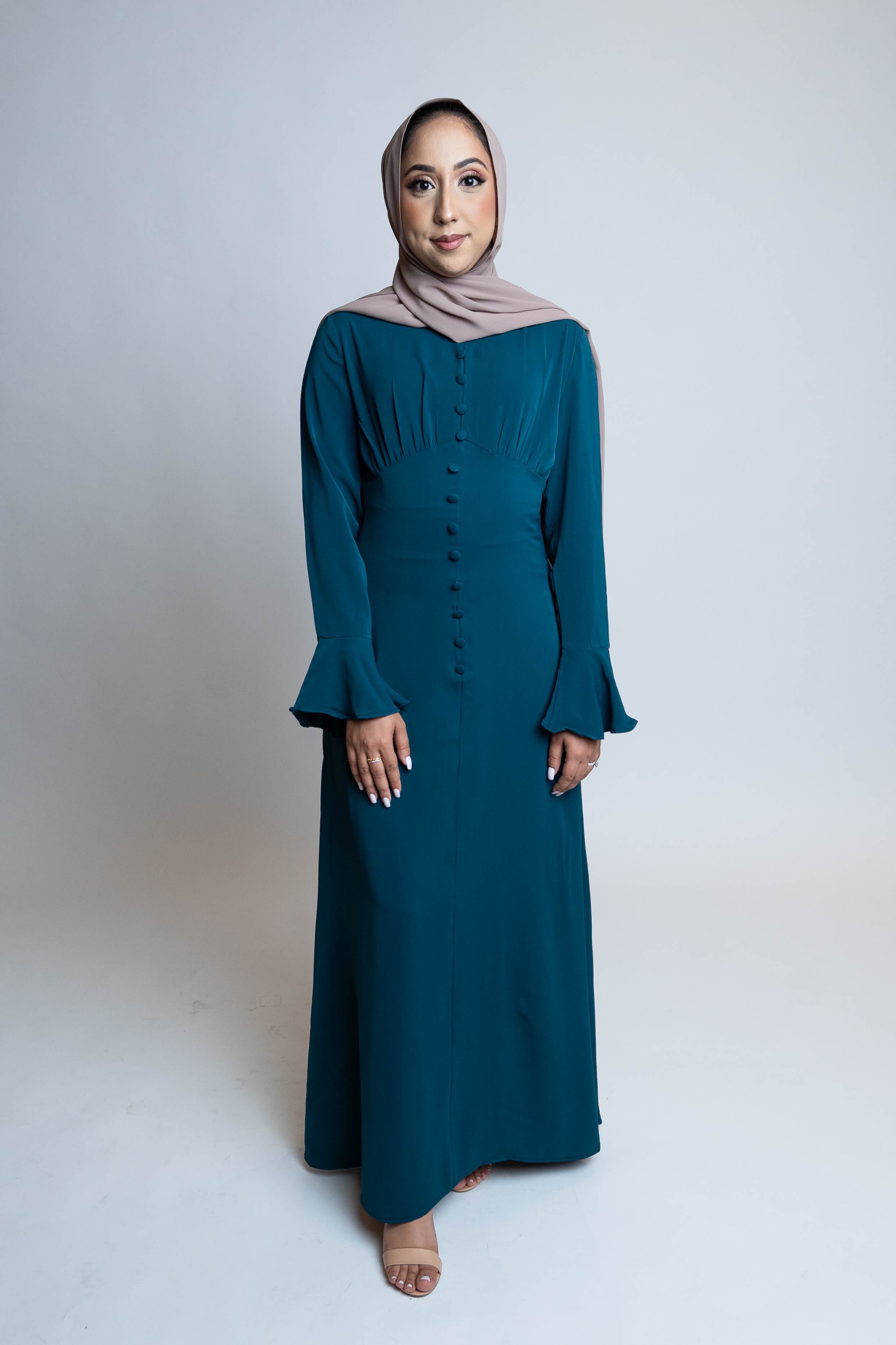 Hijab Dress - Teal