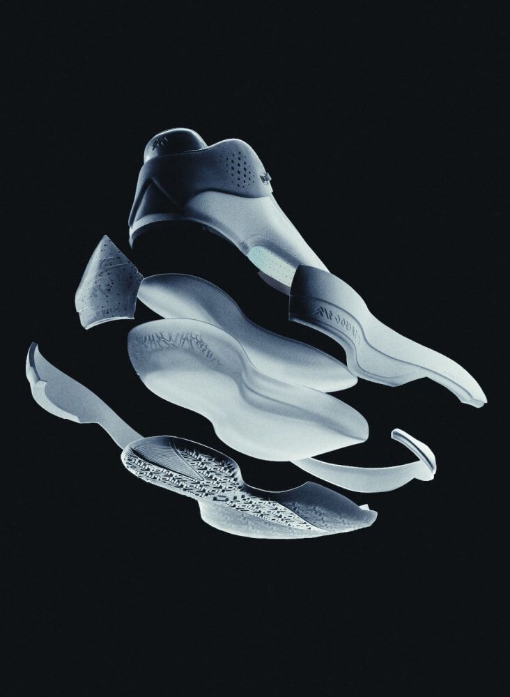 Sleek Motion Control Shoe Bordeaux