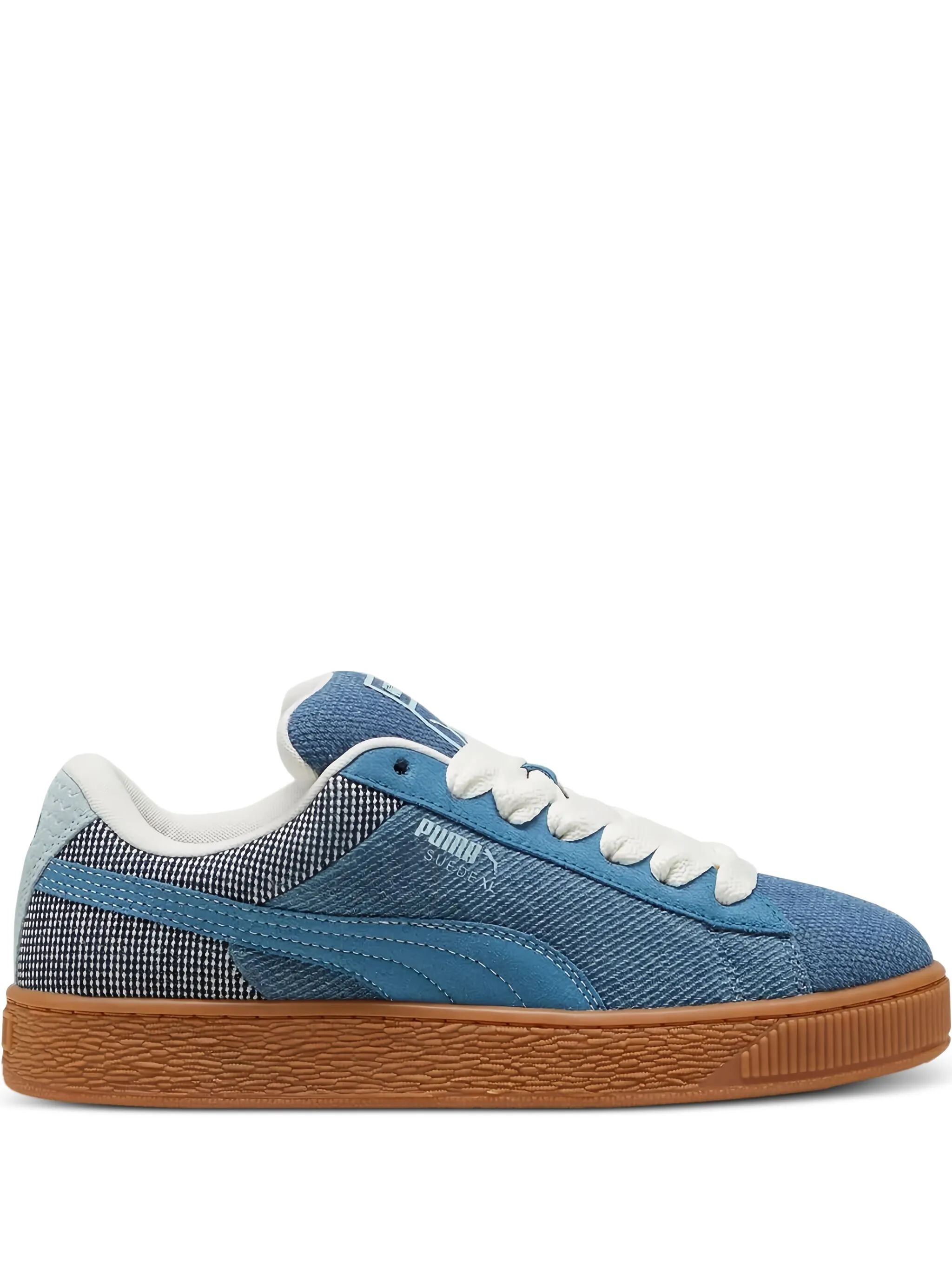 Refined Low Top Basketball Shoe Denim