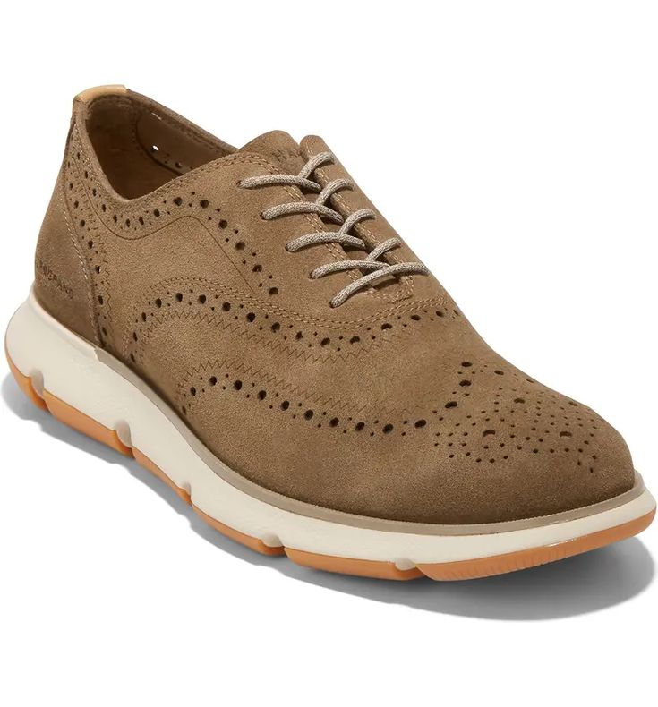 Executive Wingtip Oxford Khaki