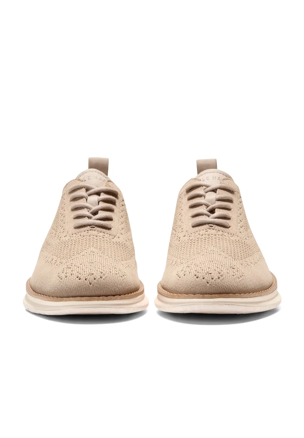 Contemporary Wingtip Oxford Beige