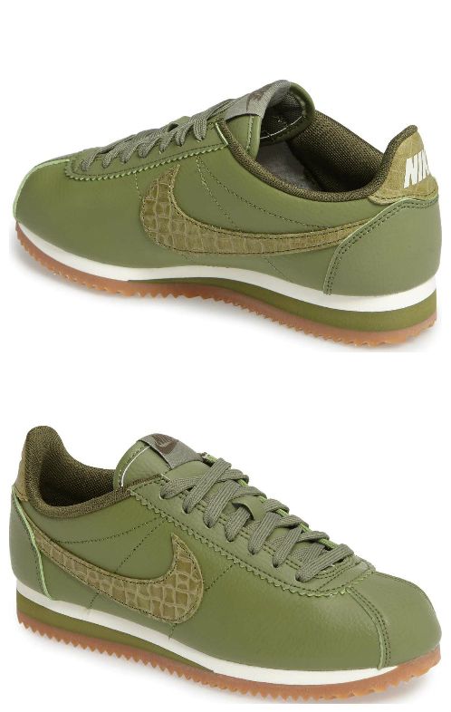 Limited Edition Casual Leather Shoe Olive
