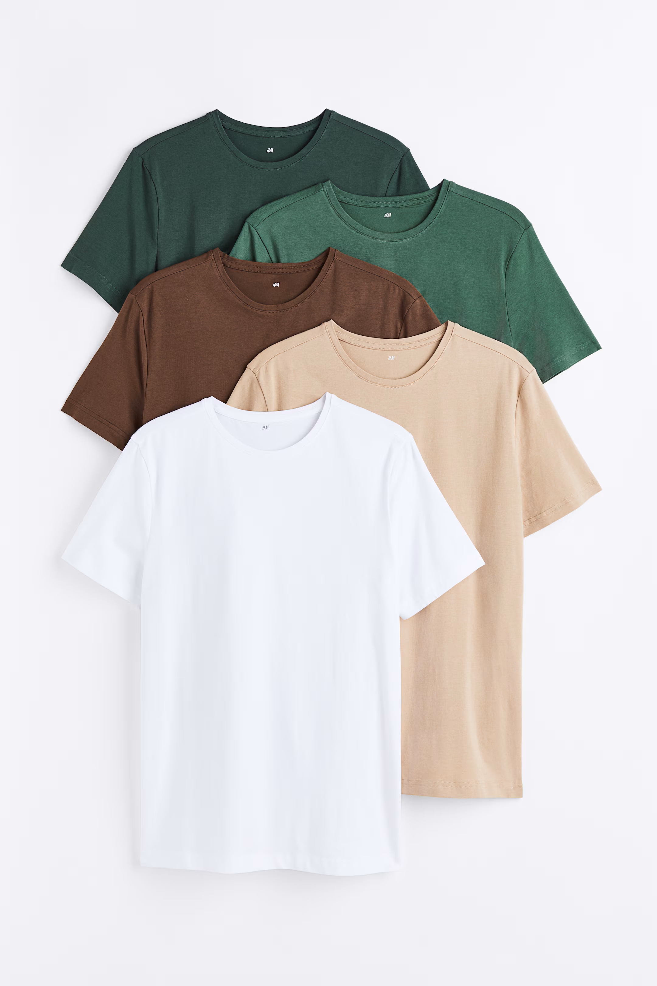 Lightweight Men's Cotton T-Shirt Pack Plus