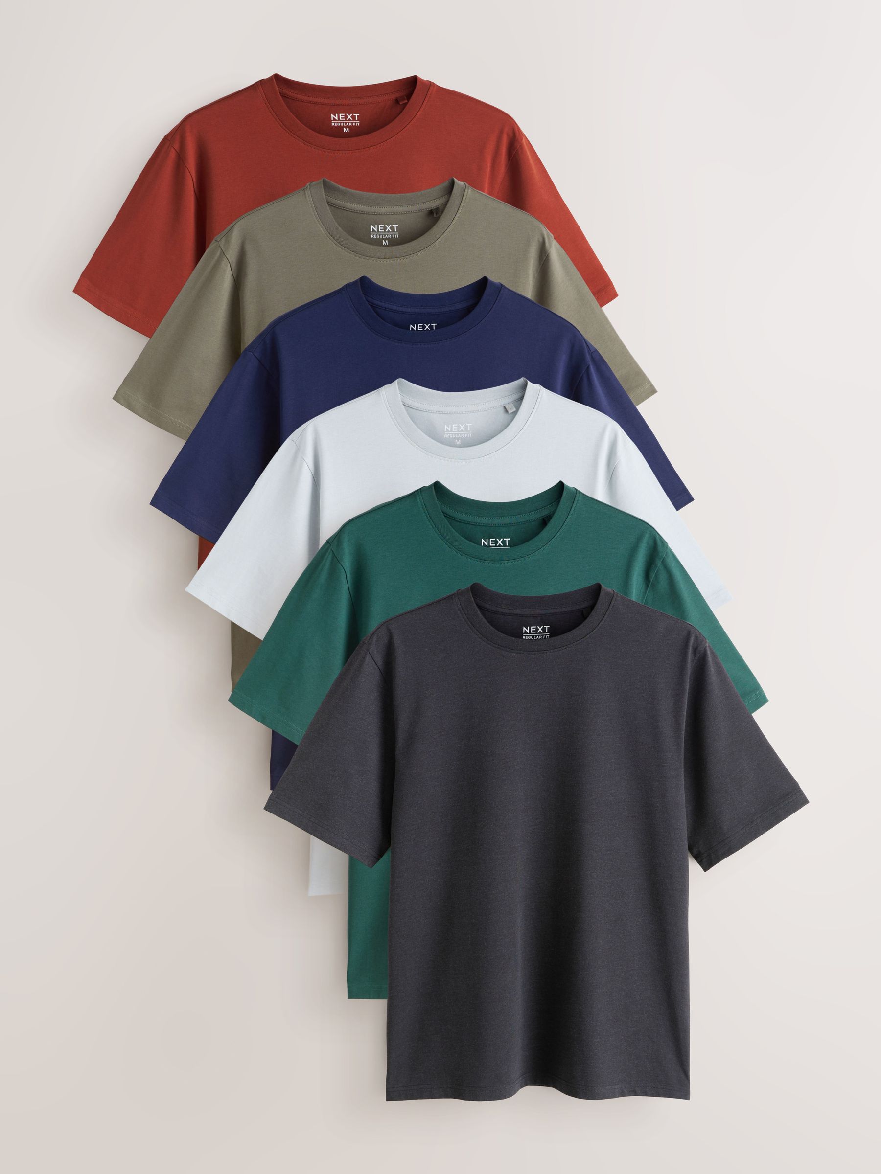 Lightweight Men's Cotton T-Shirt Pack Essential