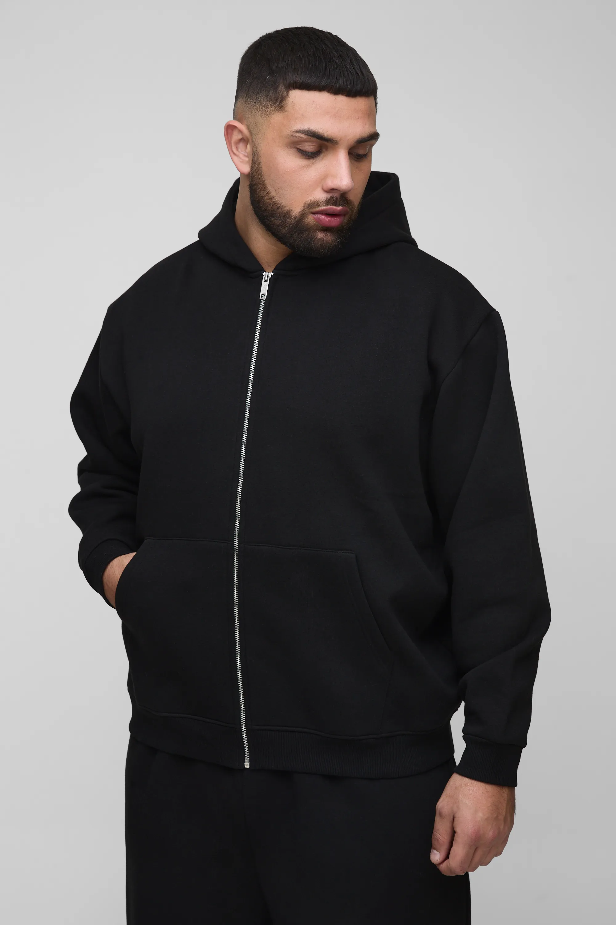 Lightweight Men's Hooded Sweatshirt Plus