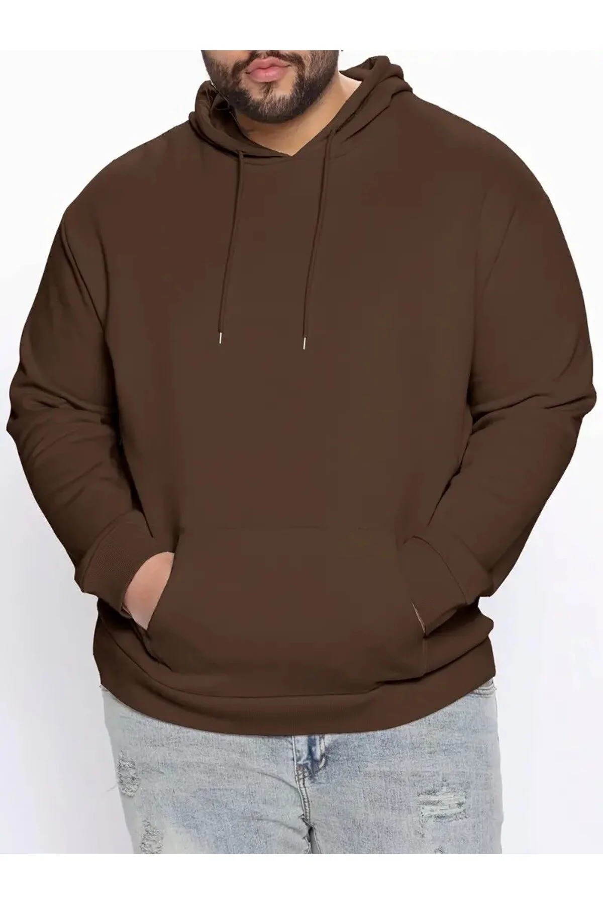 Lightweight Men's Hooded Sweatshirt Plus