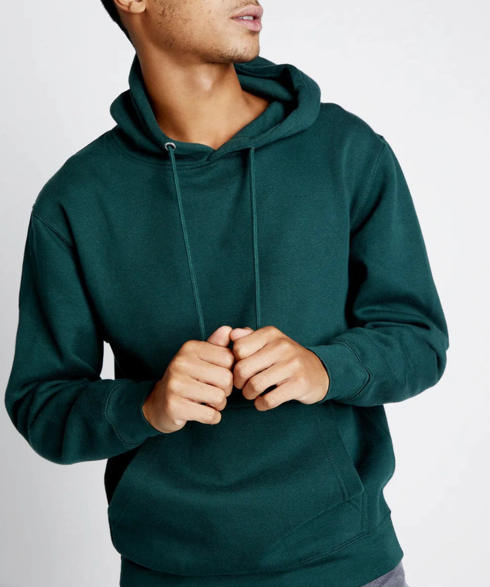 Modern Men's Hooded Sweatshirt Natural