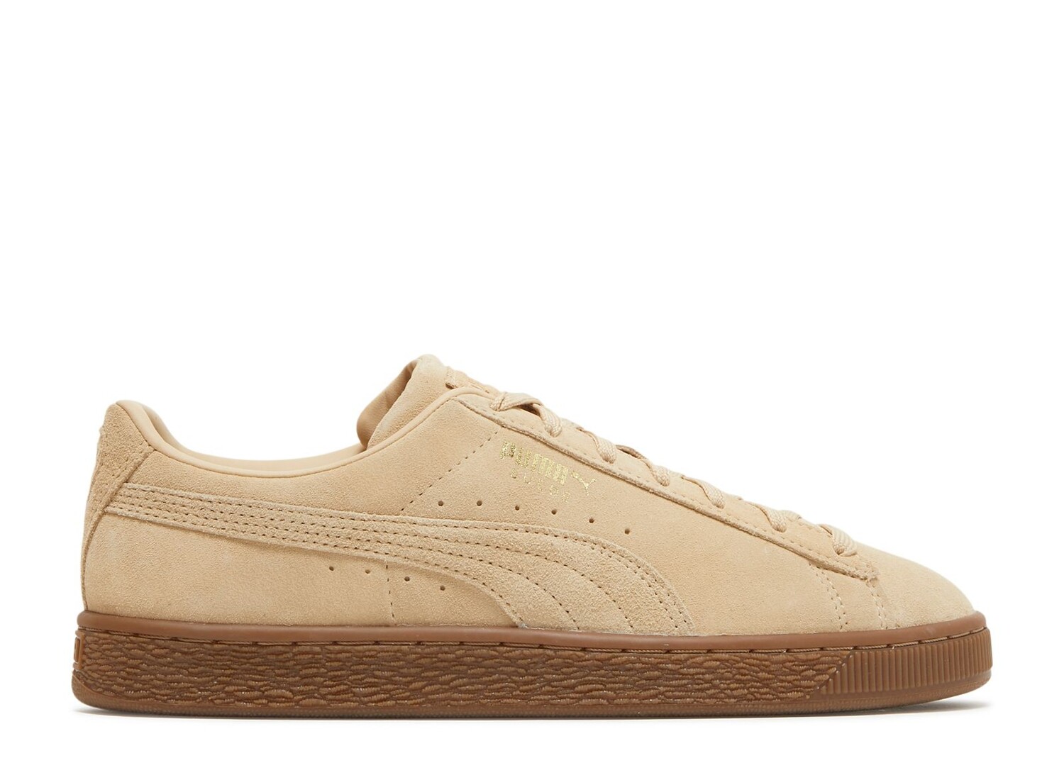 Precision Suede Sneaker Cream