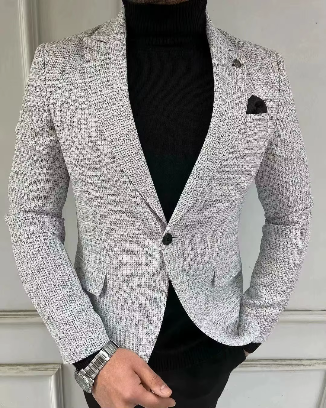 Trendy Men's Formal Suit Blazer Max