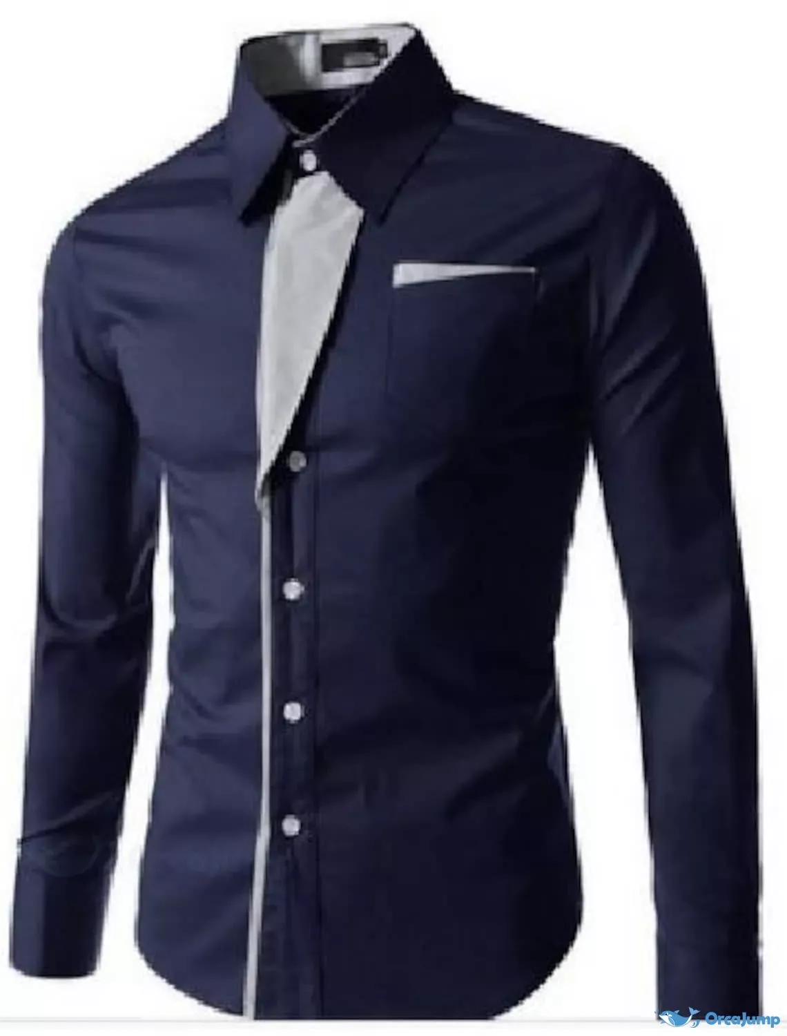 Casual Men's Slim Fit Dress Shirt Deluxe