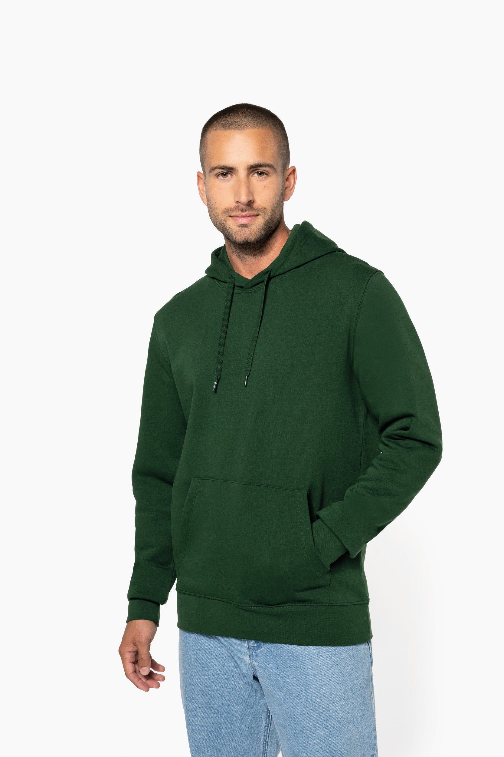 Lightweight Men's Hooded Sweatshirt Natural