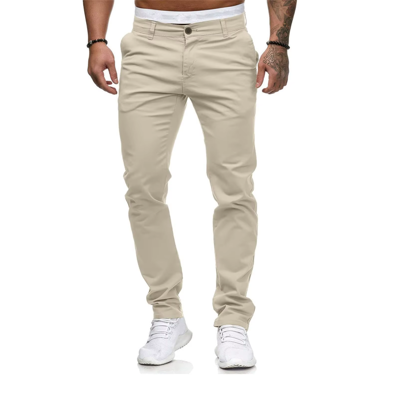 Stylish Men's Casual Chino Pants Plus