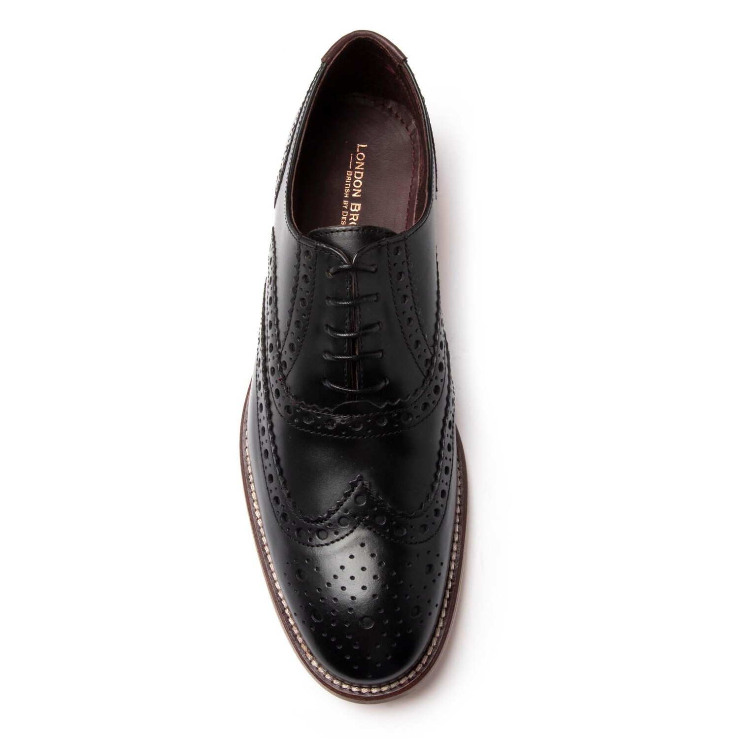 Metropolitan Brogue Dress Shoe Black