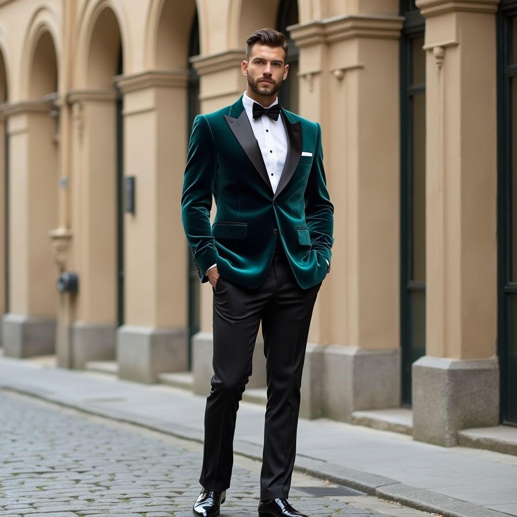 Elegant Men's Formal Suit Blazer Plus