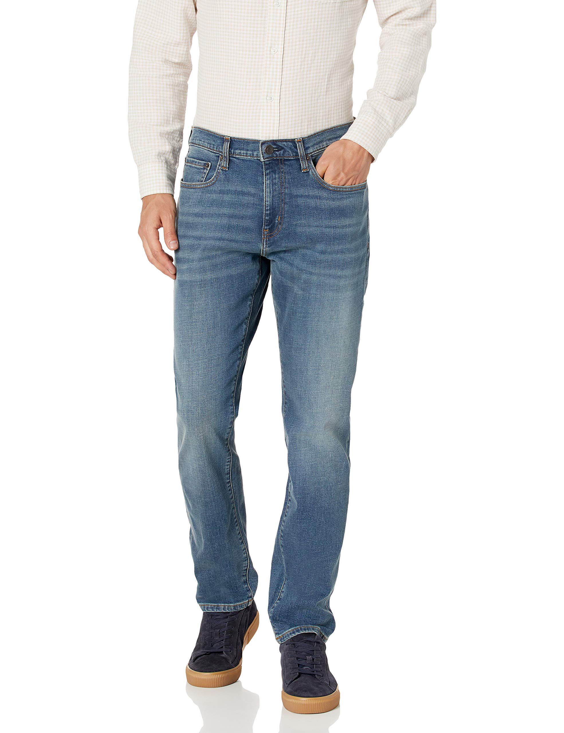 Comfort Men's Denim Jeans Straight Cut Essential